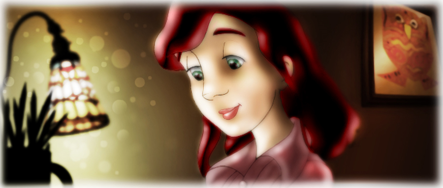 Shelby, a girl with autism making a cartoon