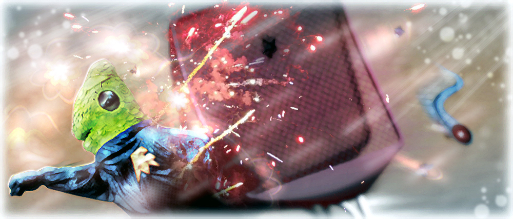 Fly swatter knocks heroes for a spin