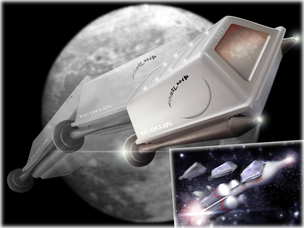 Shuttlecraft docks with rocket