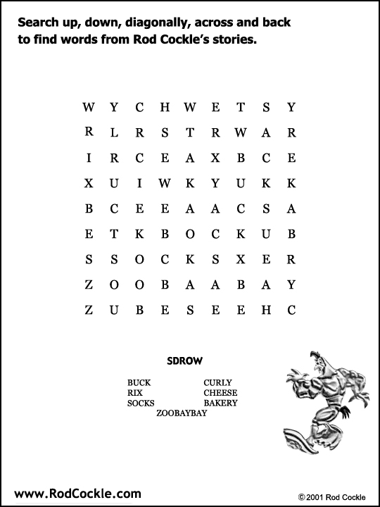 Word search puzzle activity