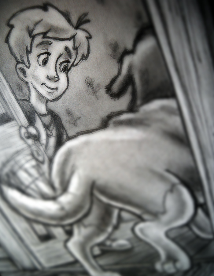 Einar brings the big dog home