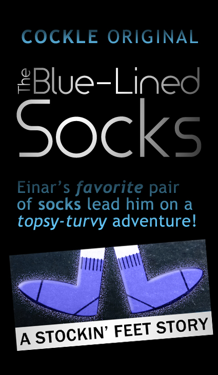 The Blue-Lined Socks by Rod Cockle