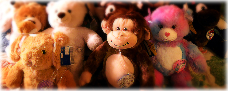 Feeding tube plush toys