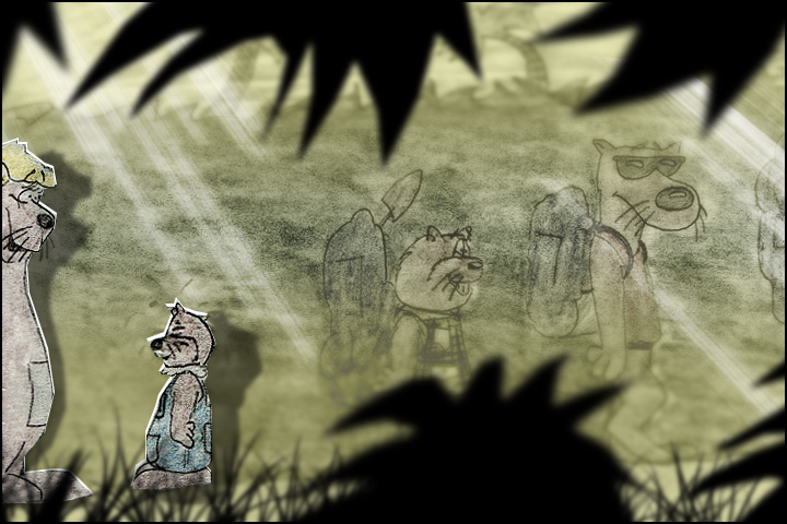 Young wombat too small to go on adventure